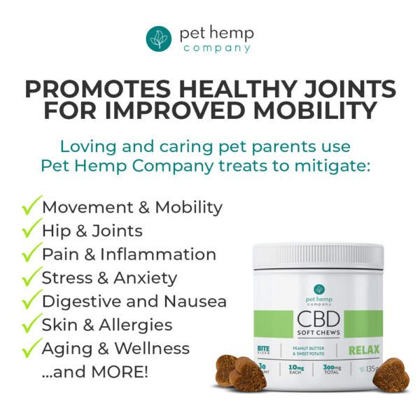 Calming Treats For Dogs: CBD Soft Chews – RELAX